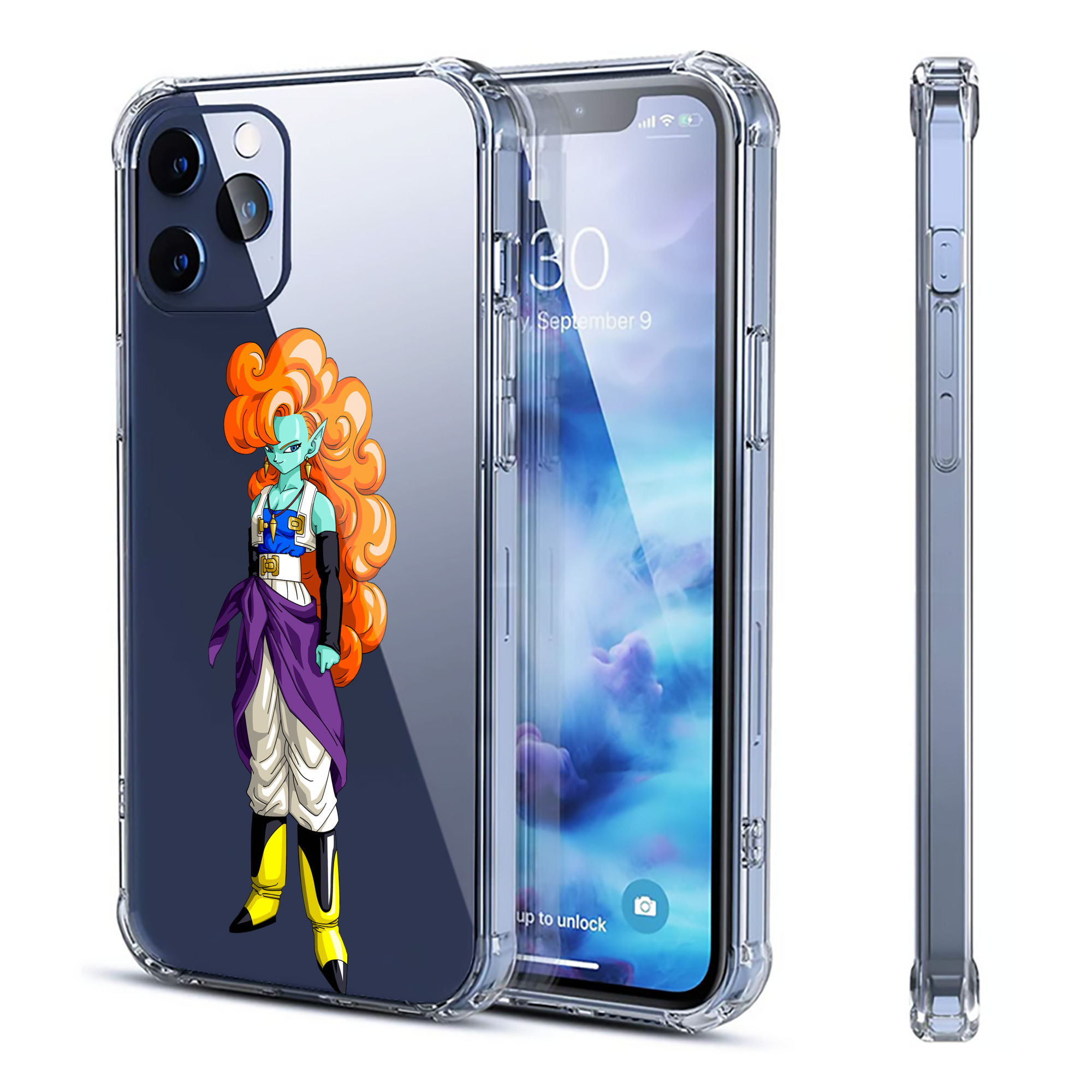 （画像用） ドラゴンボール DRAGON BALL 【iPhone 12シリーズ対応】透明スマホケース（クリアソフトケース）